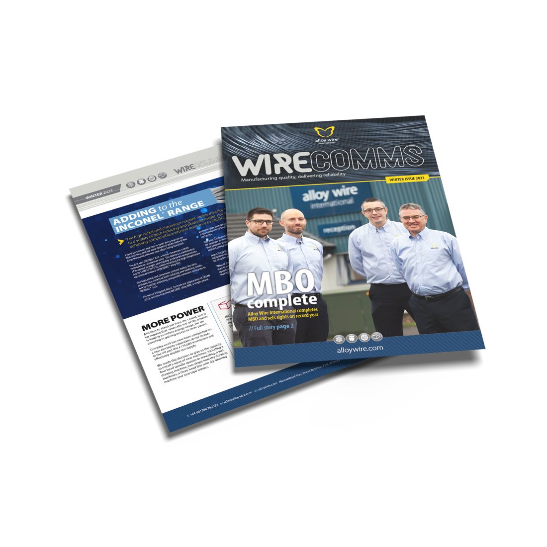 Winter 2023 Newsletter is out now - Alloy Wire International 5